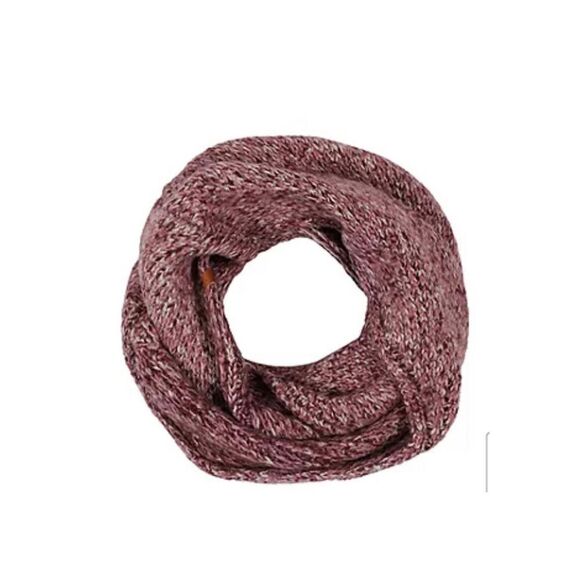 Frye & Co Space Dyed Infinity Cold Weather Scarf Wrap, neck warmer. Bark color, - Picture 2 of 8